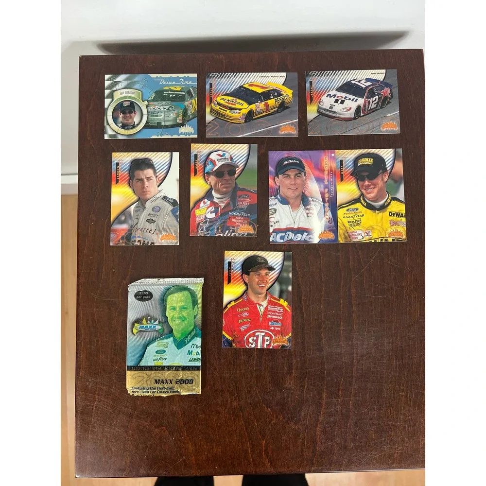Vintage Maxx 2000 Nascar Rookie Cards all 8 cards